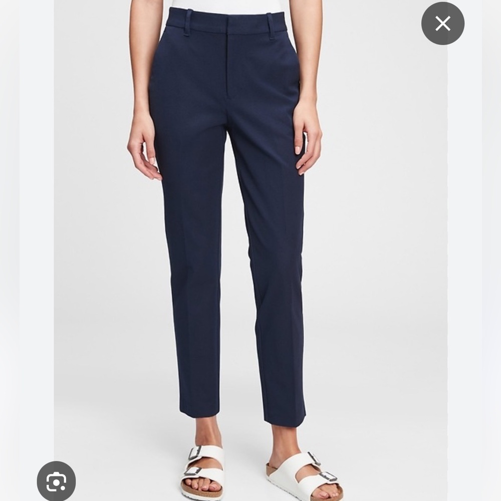 Gap Navy Blue  Bistretch Slim Ankle Pants   Size 12
